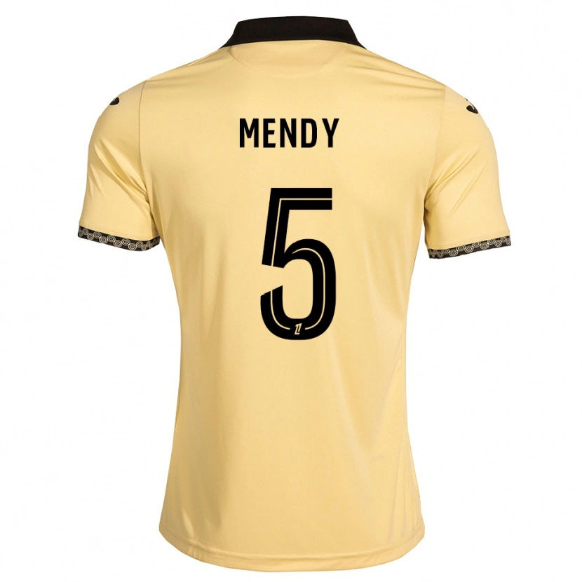 Danxen Damen Benjamin Mendy #5 Navajoweiß Schwarz Auswärtstrikot Trikot 2026/27 T-Shirt Schweiz