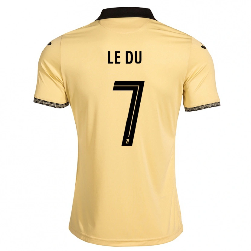 Danxen Damen Océane Le Du #7 Navajoweiß Schwarz Auswärtstrikot Trikot 2026/27 T-Shirt Schweiz