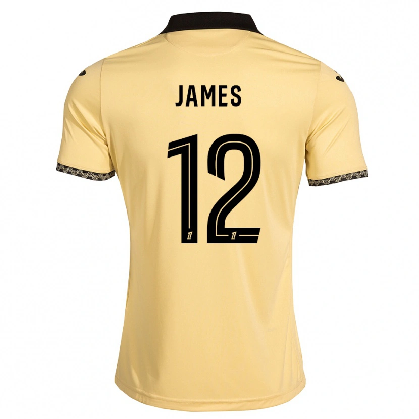 Danxen Damen Isaac James #12 Navajoweiß Schwarz Auswärtstrikot Trikot 2026/27 T-Shirt Schweiz