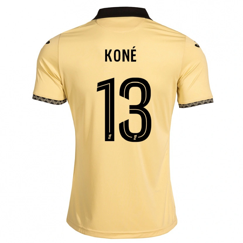 Danxen Damen Mamadou Koné #13 Navajoweiß Schwarz Auswärtstrikot Trikot 2026/27 T-Shirt Schweiz