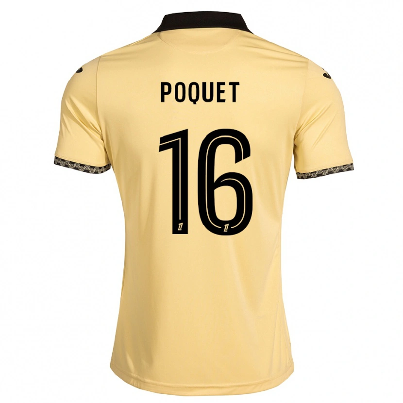 Danxen Damen Camille Poquet #16 Navajoweiß Schwarz Auswärtstrikot Trikot 2026/27 T-Shirt Schweiz