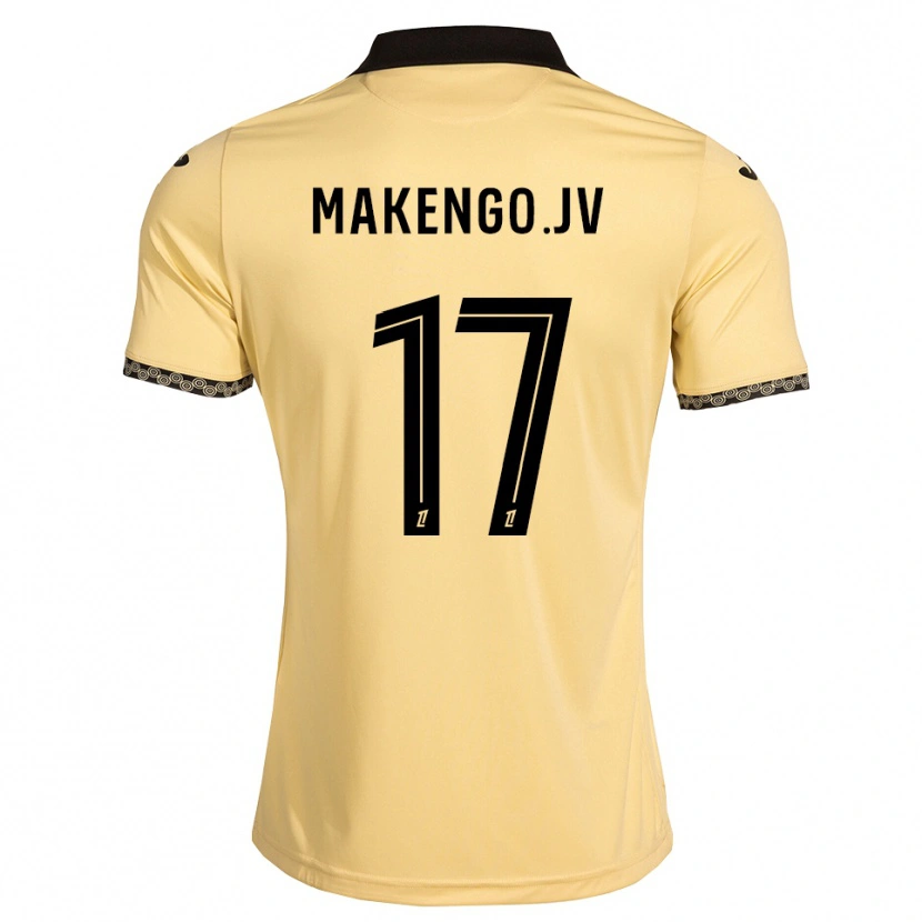Danxen Damen Jean-Victor Makengo #17 Navajoweiß Schwarz Auswärtstrikot Trikot 2026/27 T-Shirt Schweiz