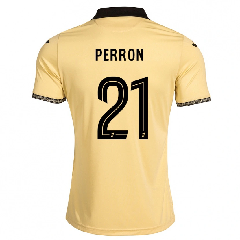 Danxen Damen Angéline Perron #21 Navajoweiß Schwarz Auswärtstrikot Trikot 2026/27 T-Shirt Schweiz