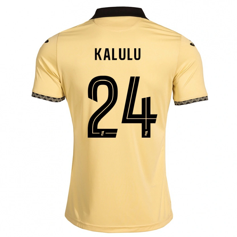 Danxen Damen Gédéon Kalulu #24 Navajoweiß Schwarz Auswärtstrikot Trikot 2026/27 T-Shirt Schweiz