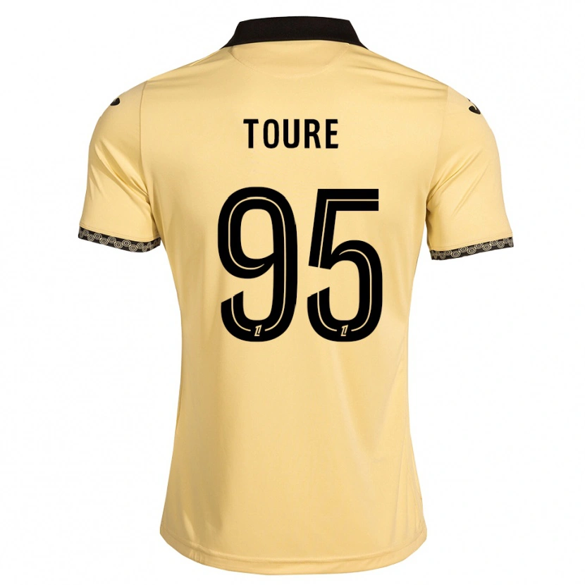 Danxen Damen Isaak Touré #95 Navajoweiß Schwarz Auswärtstrikot Trikot 2026/27 T-Shirt Schweiz