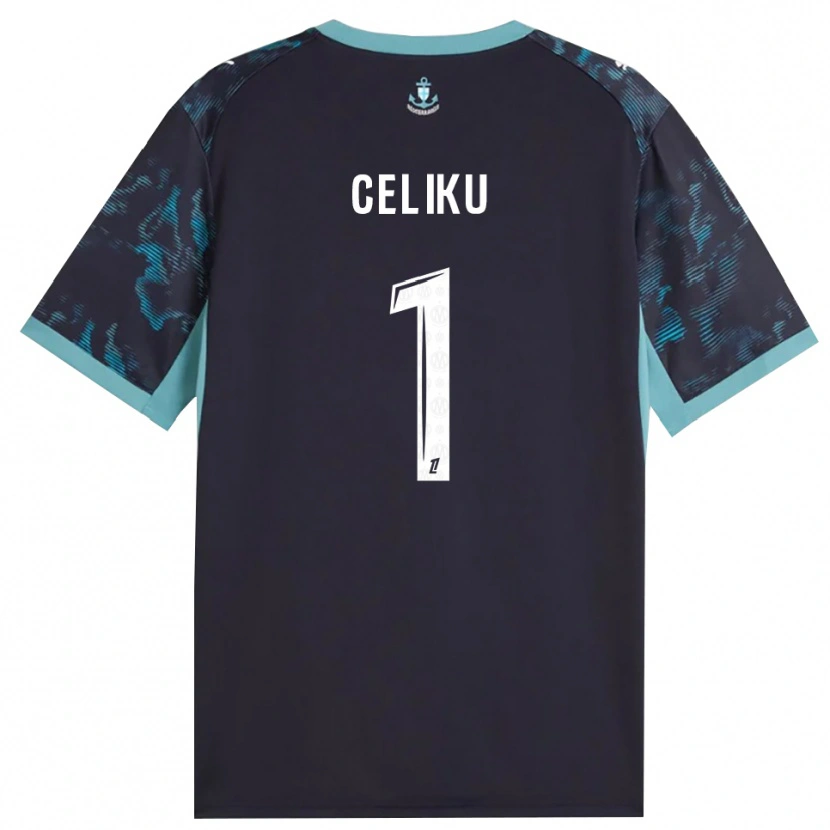 Danxen Damen Bleron Celiku #1 Blass Türkis Weiß Schwarz Auswärtstrikot Trikot 2026/27 T-Shirt Schweiz