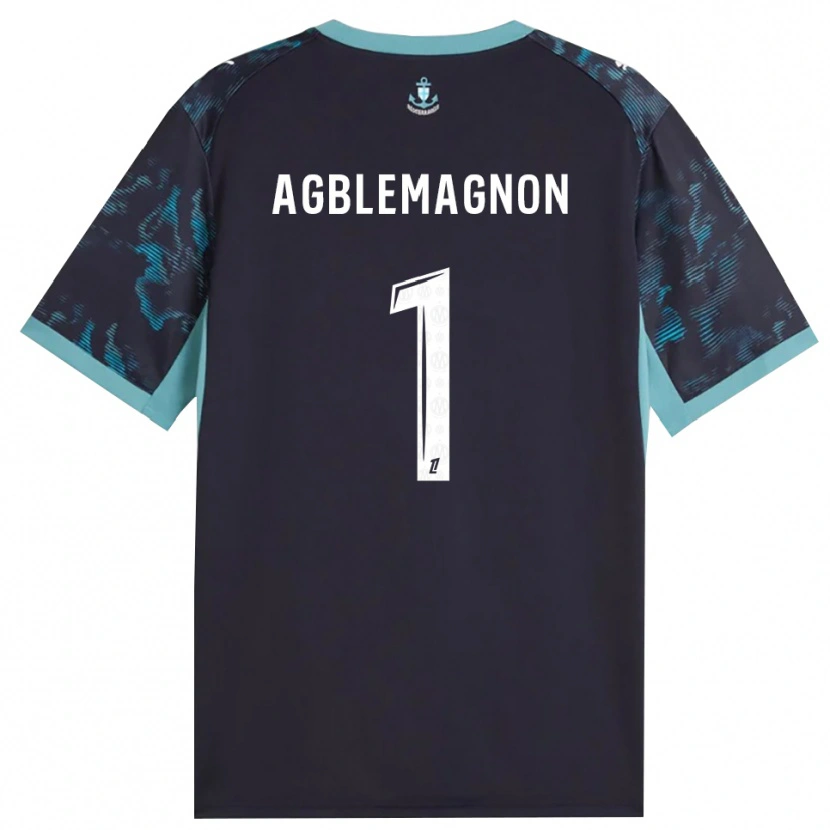 Danxen Damen Jordan Agblemagnon #1 Blass Türkis Weiß Schwarz Auswärtstrikot Trikot 2026/27 T-Shirt Schweiz