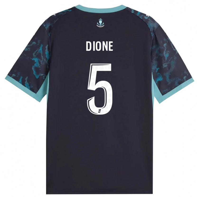 Danxen Damen Babacar Dioné #5 Blass Türkis Weiß Schwarz Auswärtstrikot Trikot 2026/27 T-Shirt Schweiz
