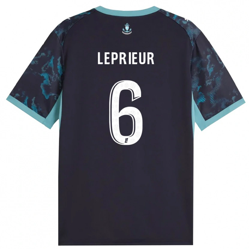 Danxen Damen Eliott Leprieur #6 Blass Türkis Weiß Schwarz Auswärtstrikot Trikot 2026/27 T-Shirt Schweiz