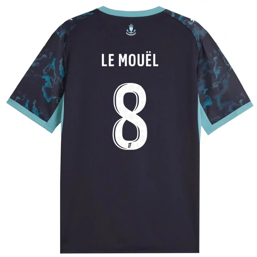 Danxen Damen Margaux Le Mouël #8 Blass Türkis Weiß Schwarz Auswärtstrikot Trikot 2026/27 T-Shirt Schweiz