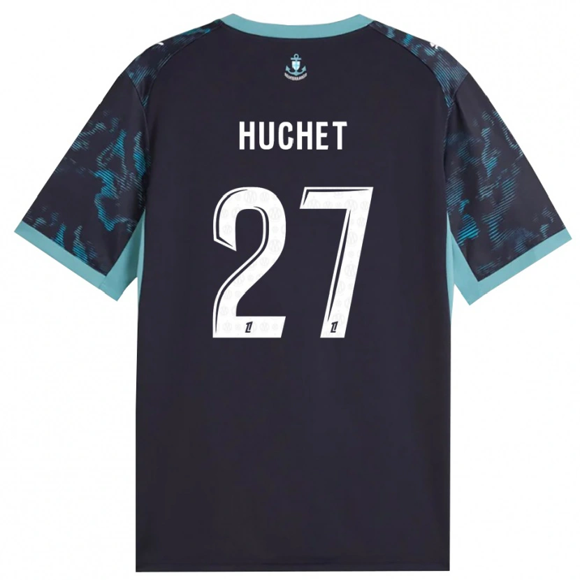 Danxen Damen Sarah Huchet #27 Blass Türkis Weiß Schwarz Auswärtstrikot Trikot 2026/27 T-Shirt Schweiz