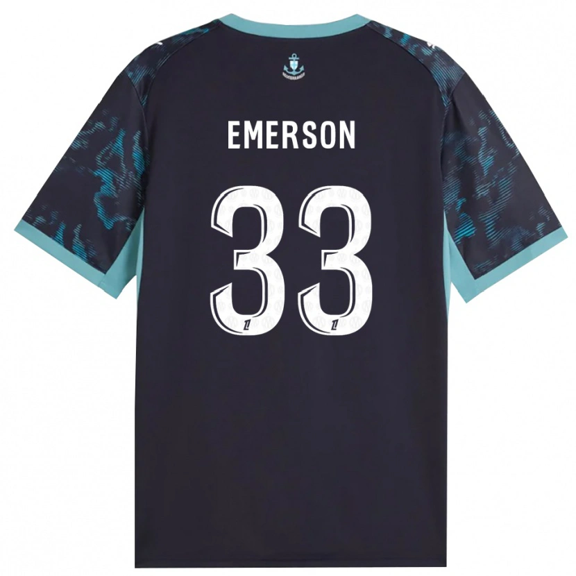 Danxen Damen Emerson Palmieri Dos Santos #33 Blass Türkis Weiß Schwarz Auswärtstrikot Trikot 2026/27 T-Shirt Schweiz