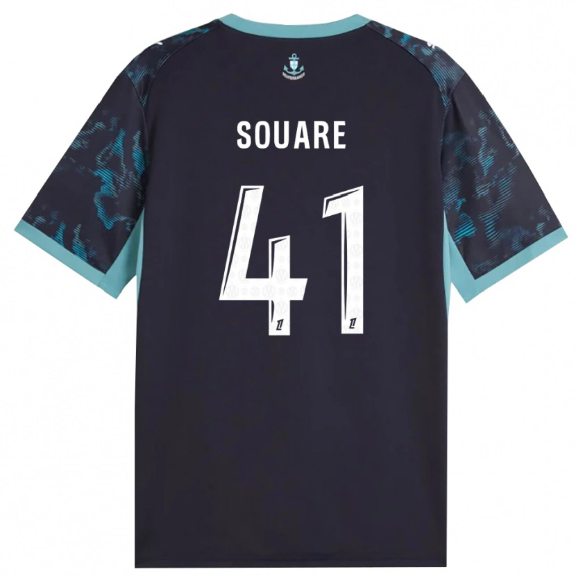 Danxen Damen Cheick Souare #41 Blass Türkis Weiß Schwarz Auswärtstrikot Trikot 2026/27 T-Shirt Schweiz