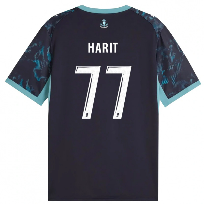Danxen Damen Amine Harit #77 Blass Türkis Weiß Schwarz Auswärtstrikot Trikot 2026/27 T-Shirt Schweiz