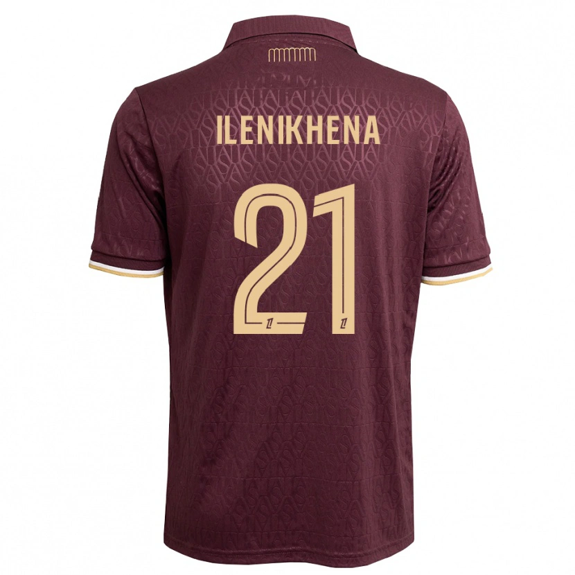 Danxen Damen George Ilenikhena #21 Weinrot Sandbraun Auswärtstrikot Trikot 2026/27 T-Shirt Schweiz