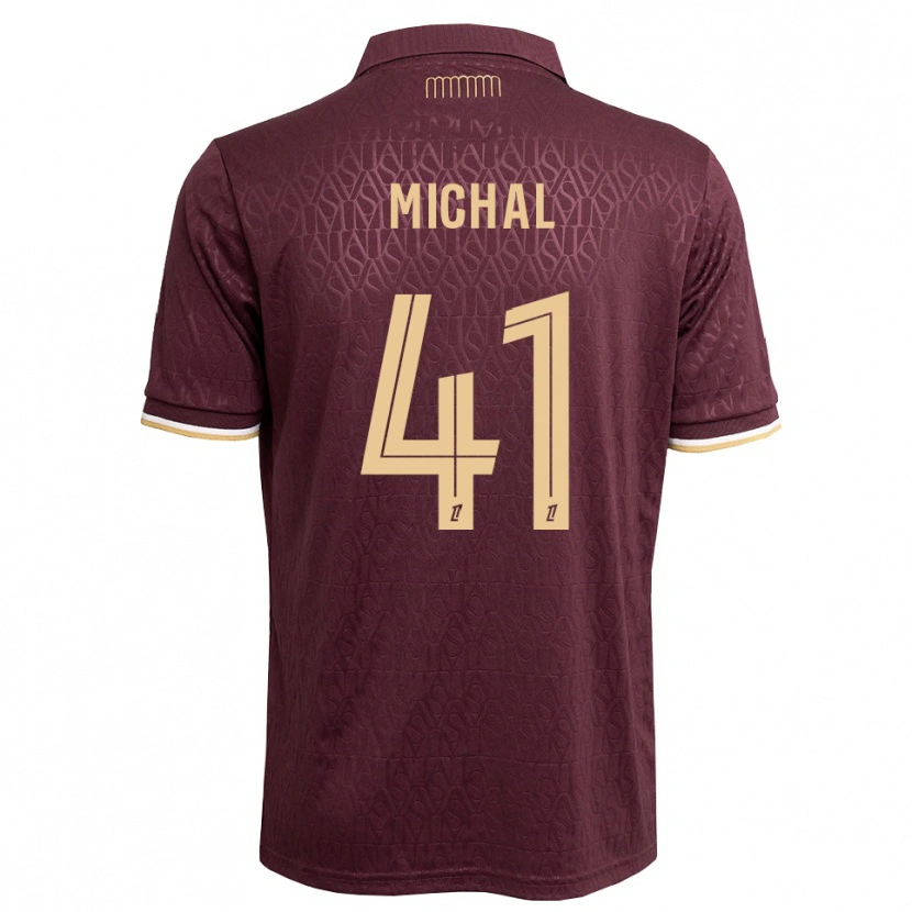 Danxen Damen Lucas Michal #41 Weinrot Sandbraun Auswärtstrikot Trikot 2026/27 T-Shirt Schweiz