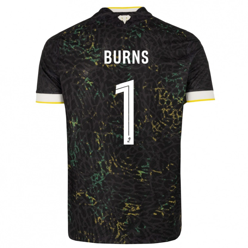 Danxen Damen Emily Burns #1 Schwarz Weiß Gelb Auswärtstrikot Trikot 2026/27 T-Shirt Schweiz