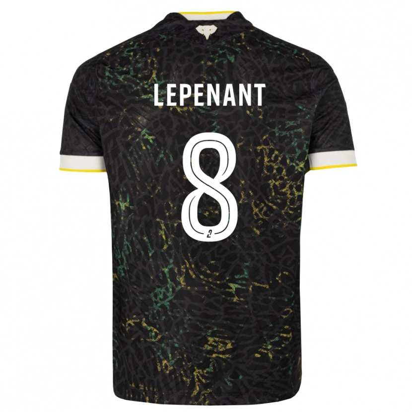 Danxen Damen Johann Lepenant #8 Schwarz Weiß Gelb Auswärtstrikot Trikot 2026/27 T-Shirt Schweiz