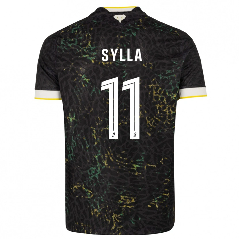 Danxen Damen Karamoko Sylla #11 Schwarz Weiß Gelb Auswärtstrikot Trikot 2026/27 T-Shirt Schweiz