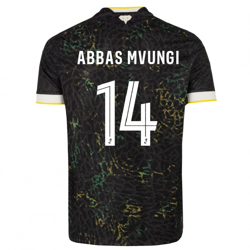 Danxen Damen Omar Abbas Mvungi #14 Schwarz Weiß Gelb Auswärtstrikot Trikot 2026/27 T-Shirt Schweiz