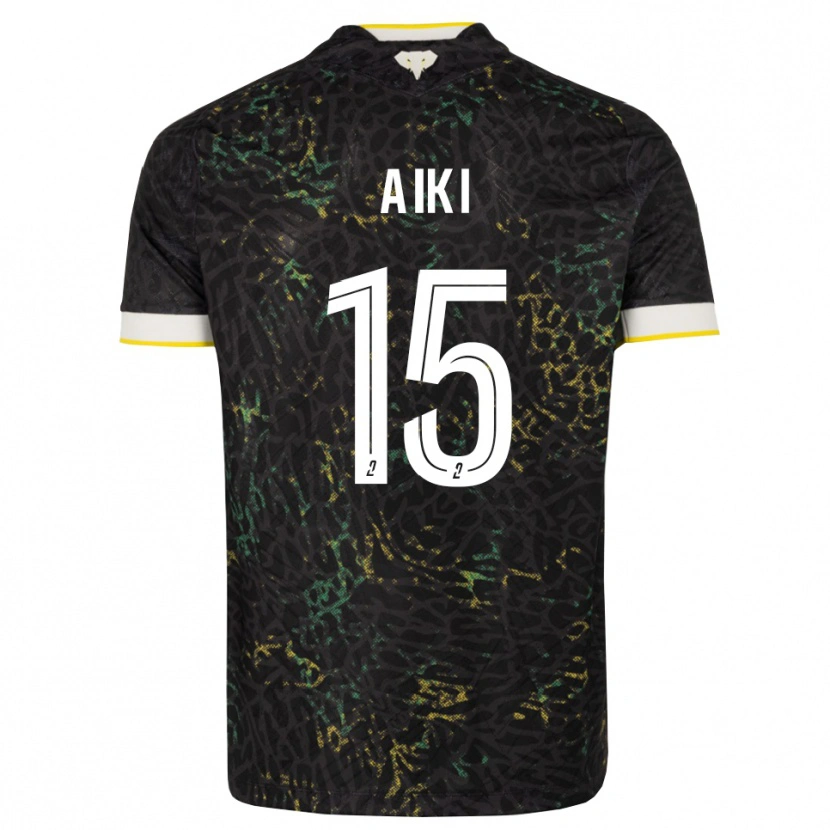 Danxen Damen Amed Aiki #15 Schwarz Weiß Gelb Auswärtstrikot Trikot 2026/27 T-Shirt Schweiz