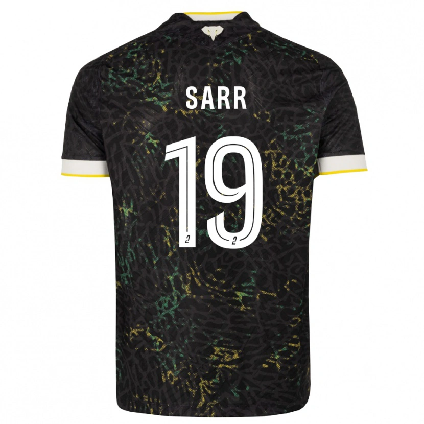 Danxen Damen Ahmadou Sarr #19 Schwarz Weiß Gelb Auswärtstrikot Trikot 2026/27 T-Shirt Schweiz