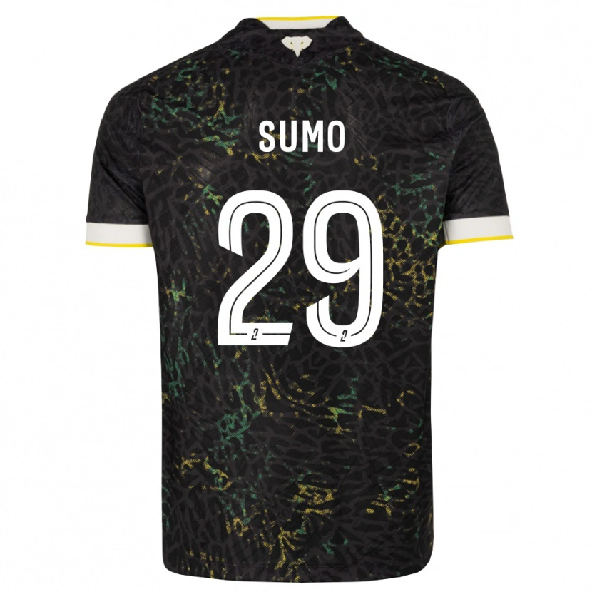 Danxen Damen Eva Sumo #29 Schwarz Weiß Gelb Auswärtstrikot Trikot 2026/27 T-Shirt Schweiz