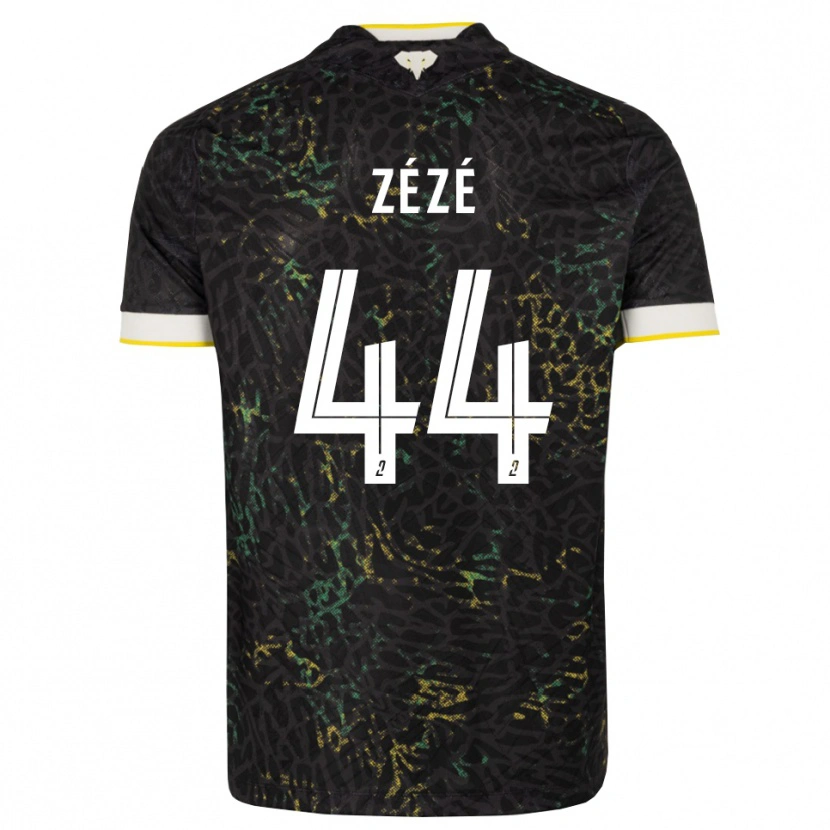 Danxen Damen Nathan Zézé #44 Schwarz Weiß Gelb Auswärtstrikot Trikot 2026/27 T-Shirt Schweiz