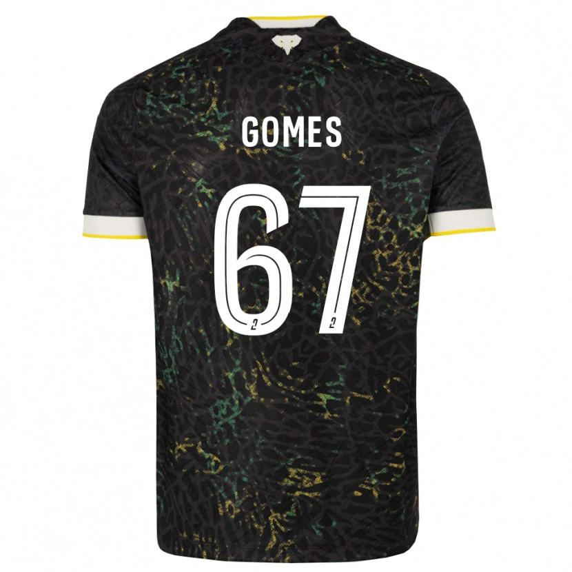 Danxen Damen Malang Gomes #67 Schwarz Weiß Gelb Auswärtstrikot Trikot 2026/27 T-Shirt Schweiz