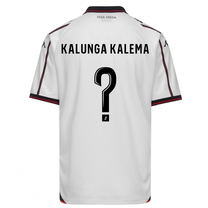 Danxen Damen Kevin Kalunga Kalema #0 Schwarz Weiß Auswärtstrikot Trikot 2026/27 T-Shirt Schweiz
