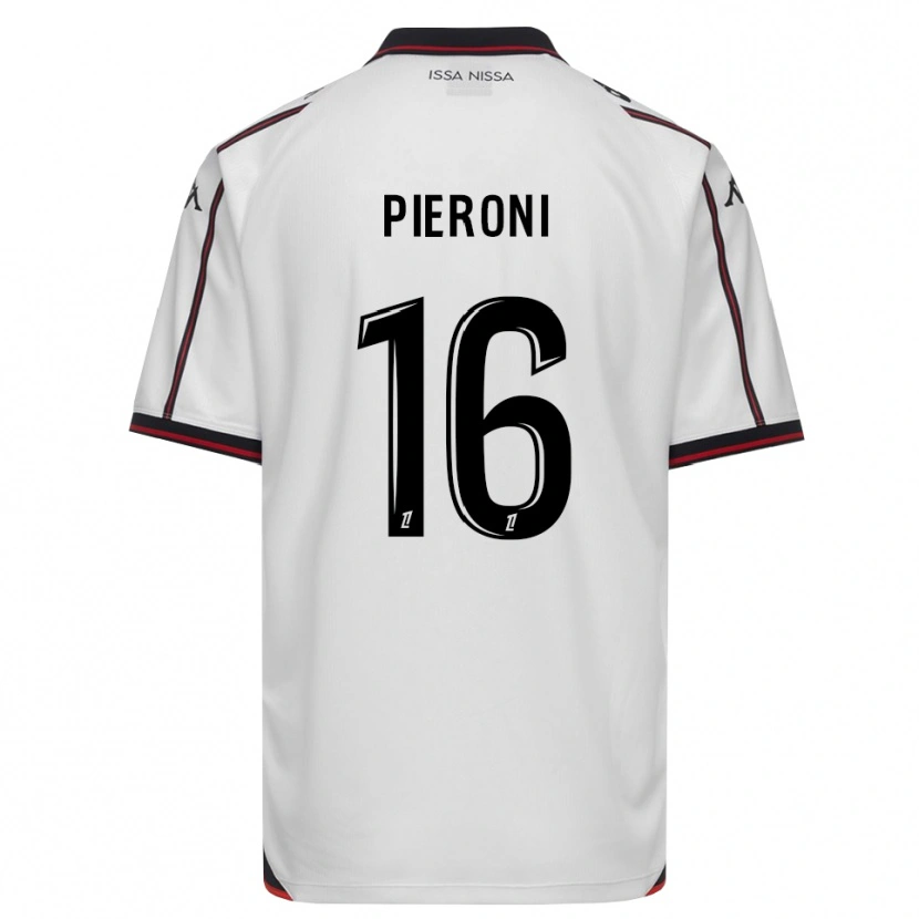 Danxen Damen Dorian Pieroni #16 Schwarz Weiß Auswärtstrikot Trikot 2026/27 T-Shirt Schweiz