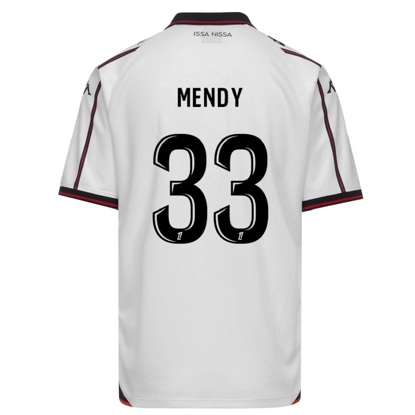 Danxen Damen Antoine Mendy #33 Schwarz Weiß Auswärtstrikot Trikot 2026/27 T-Shirt Schweiz