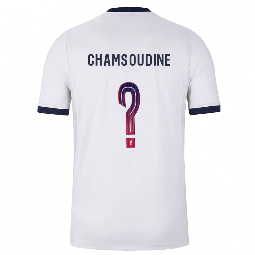 Danxen Damen Hanna'a Chamsoudine #0 Weiß Schwarz Rot Auswärtstrikot Trikot 2026/27 T-Shirt Schweiz