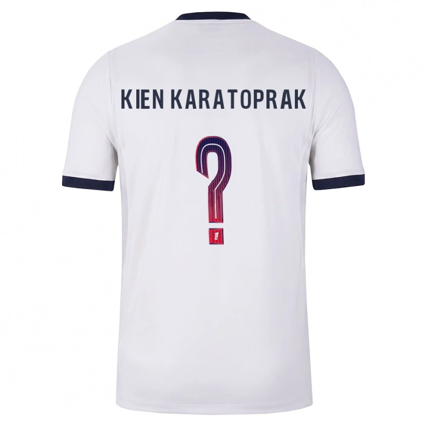 Danxen Damen Kenan Kien Karatoprak #0 Weiß Schwarz Rot Auswärtstrikot Trikot 2026/27 T-Shirt Schweiz