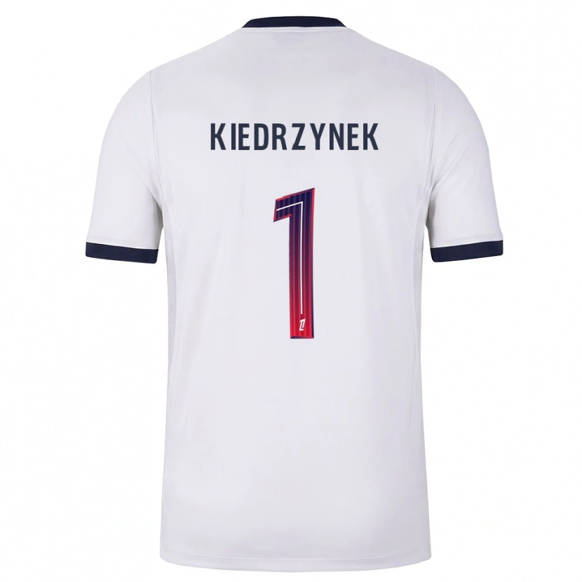 Danxen Damen Katarzyna Kiedrzynek #1 Weiß Schwarz Rot Auswärtstrikot Trikot 2026/27 T-Shirt Schweiz