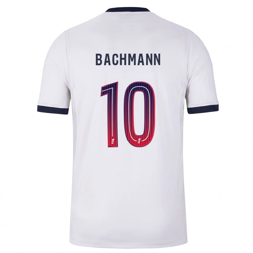Danxen Damen Ramona Bachmann #10 Weiß Schwarz Rot Auswärtstrikot Trikot 2026/27 T-Shirt Schweiz