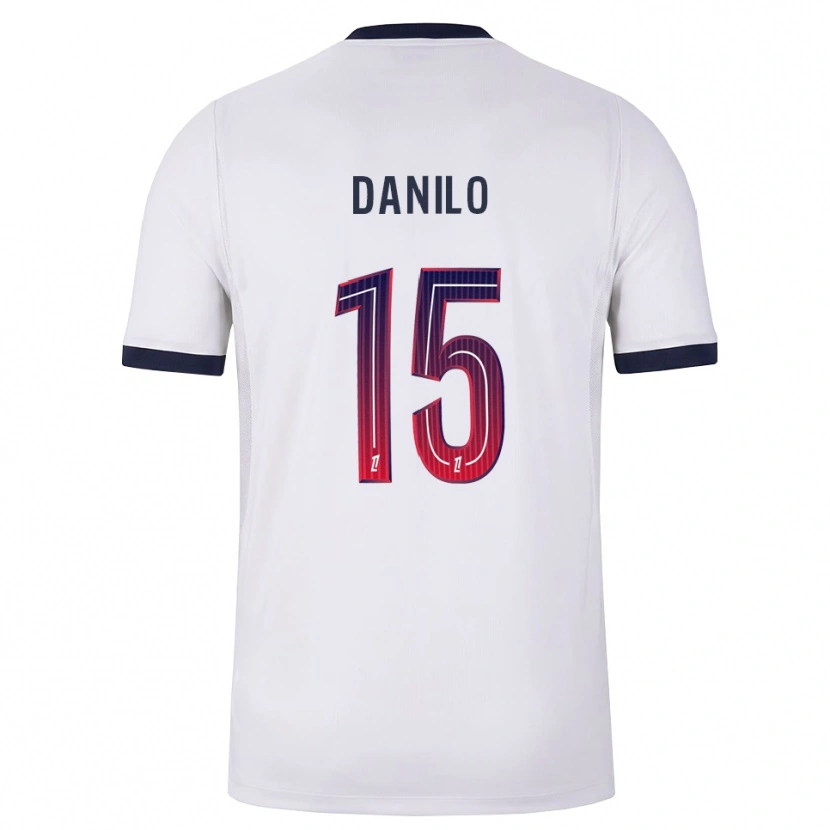 Danxen Damen Danilo Pereira #15 Weiß Schwarz Rot Auswärtstrikot Trikot 2026/27 T-Shirt Schweiz