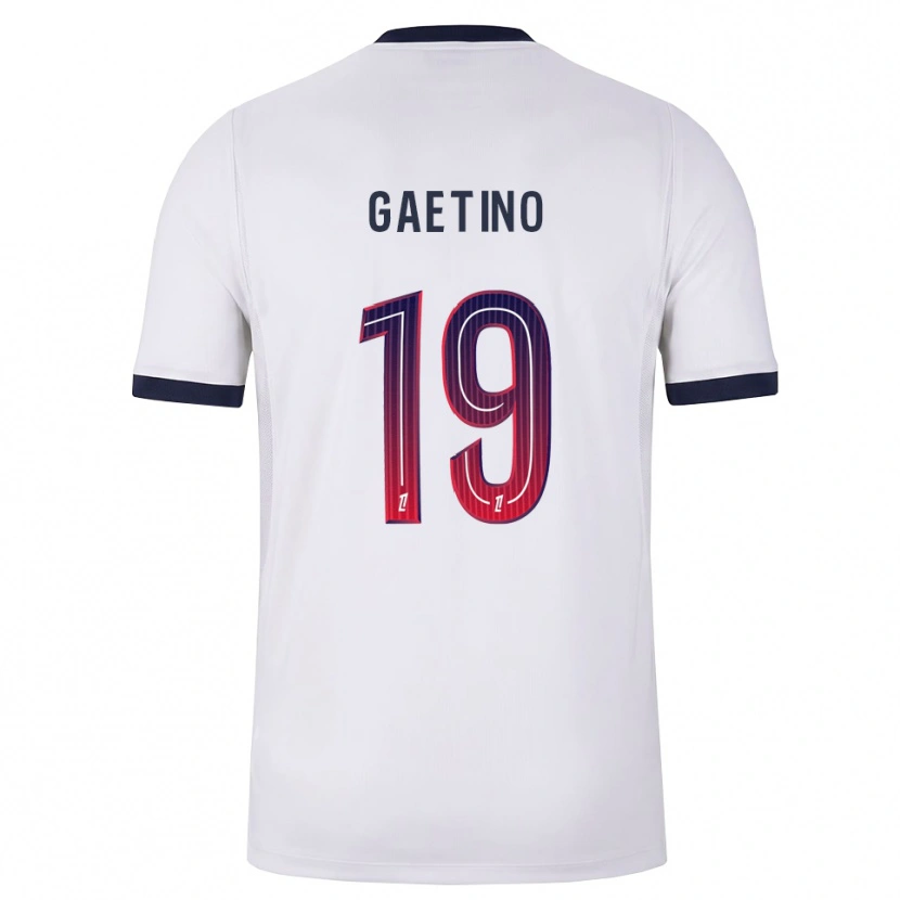 Danxen Damen Eva Gaetino #19 Weiß Schwarz Rot Auswärtstrikot Trikot 2026/27 T-Shirt Schweiz