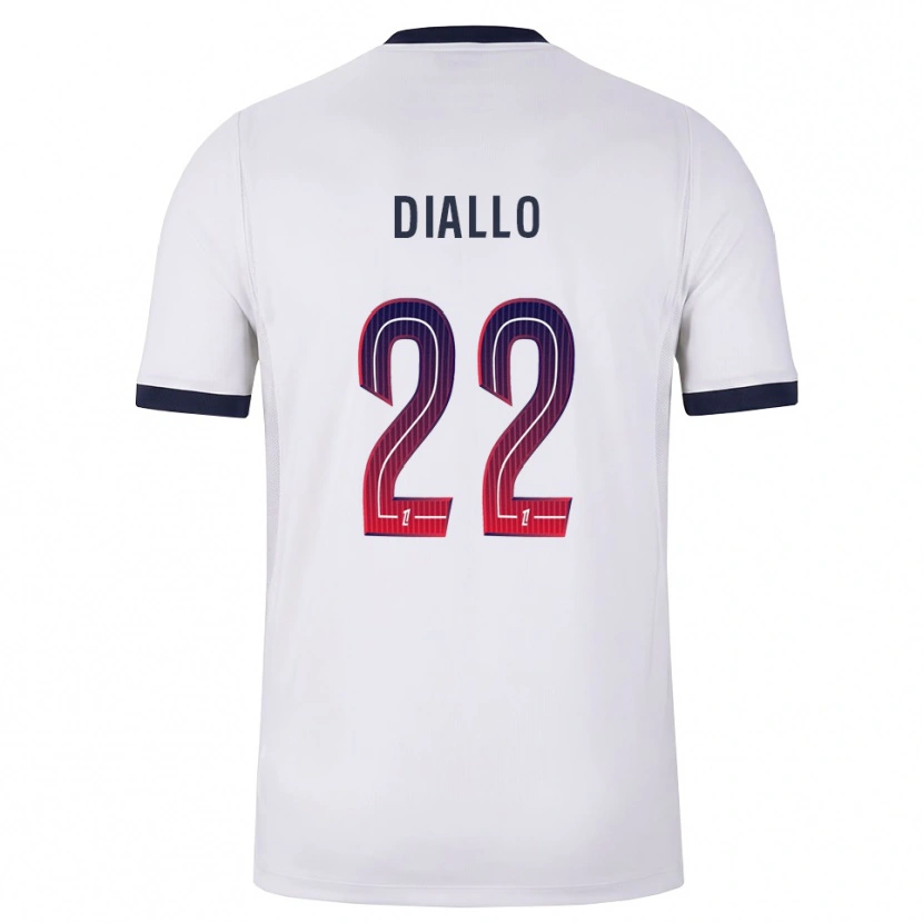 Danxen Damen Abdou Diallo #22 Weiß Schwarz Rot Auswärtstrikot Trikot 2026/27 T-Shirt Schweiz