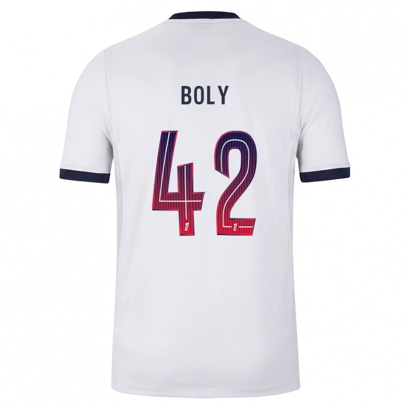 Danxen Damen David Boly #42 Weiß Schwarz Rot Auswärtstrikot Trikot 2026/27 T-Shirt Schweiz