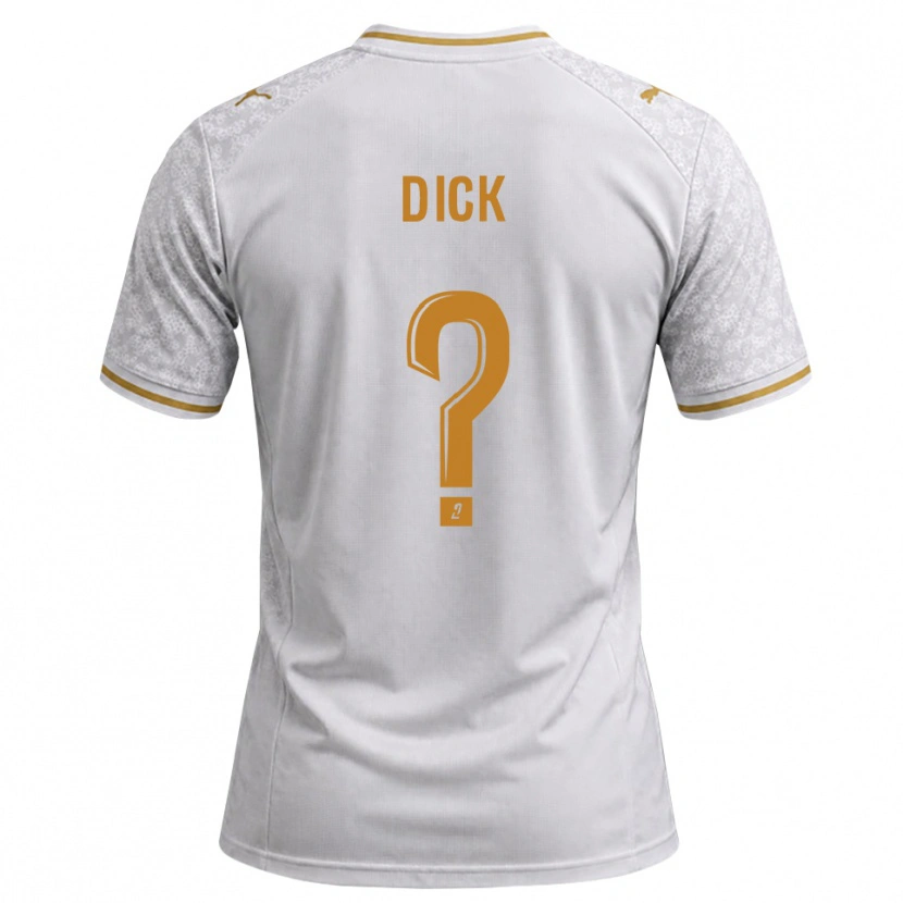 Danxen Damen Livingstone Dick #0 Weiß Grau Goldrute Auswärtstrikot Trikot 2026/27 T-Shirt Schweiz