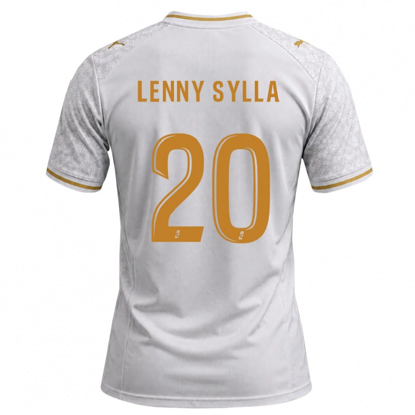 Danxen Damen Lenny Sylla #20 Weiß Grau Goldrute Auswärtstrikot Trikot 2026/27 T-Shirt Schweiz