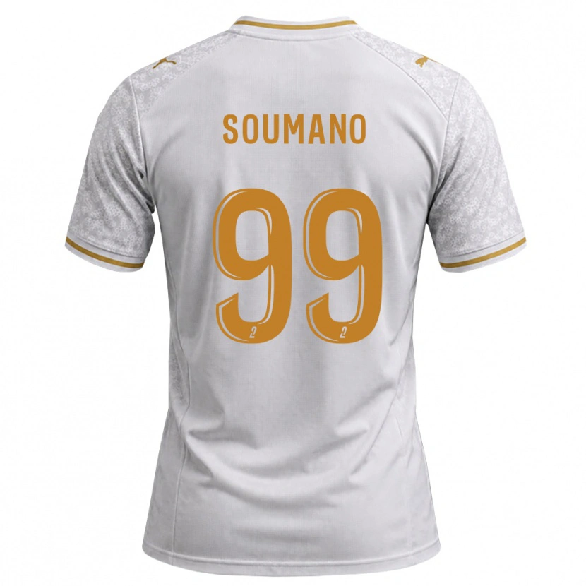 Danxen Damen Sambou Soumano #99 Weiß Grau Goldrute Auswärtstrikot Trikot 2026/27 T-Shirt Schweiz
