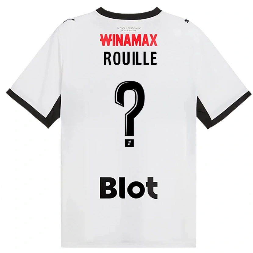 Danxen Damen Léo Rouillé #0 Schwarz Weiß Rot Auswärtstrikot Trikot 2026/27 T-Shirt Schweiz