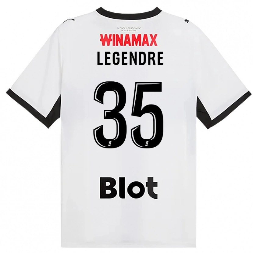 Danxen Damen Elías Legendre Quiñónez #35 Schwarz Weiß Rot Auswärtstrikot Trikot 2026/27 T-Shirt Schweiz