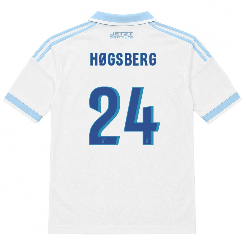 Danxen Damen Lucas Høgsberg #24 Hellblau Weiß Rot Auswärtstrikot Trikot 2026/27 T-Shirt Schweiz
