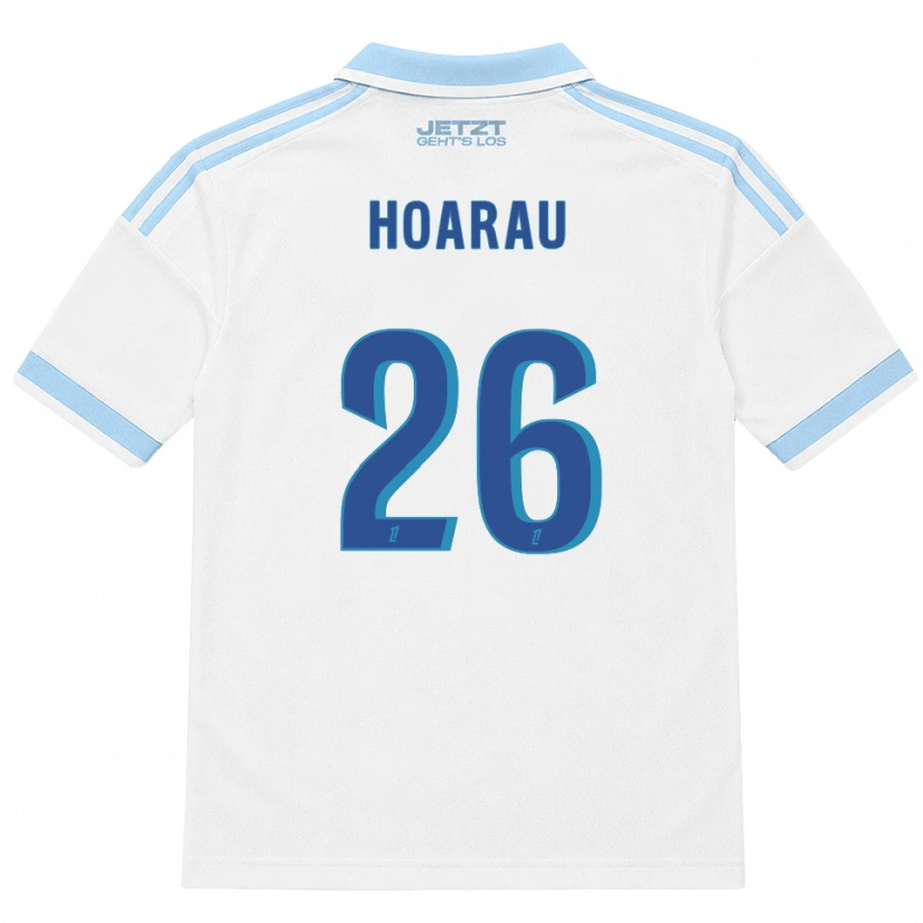 Danxen Damen Fanny Hoarau #26 Hellblau Weiß Rot Auswärtstrikot Trikot 2026/27 T-Shirt Schweiz