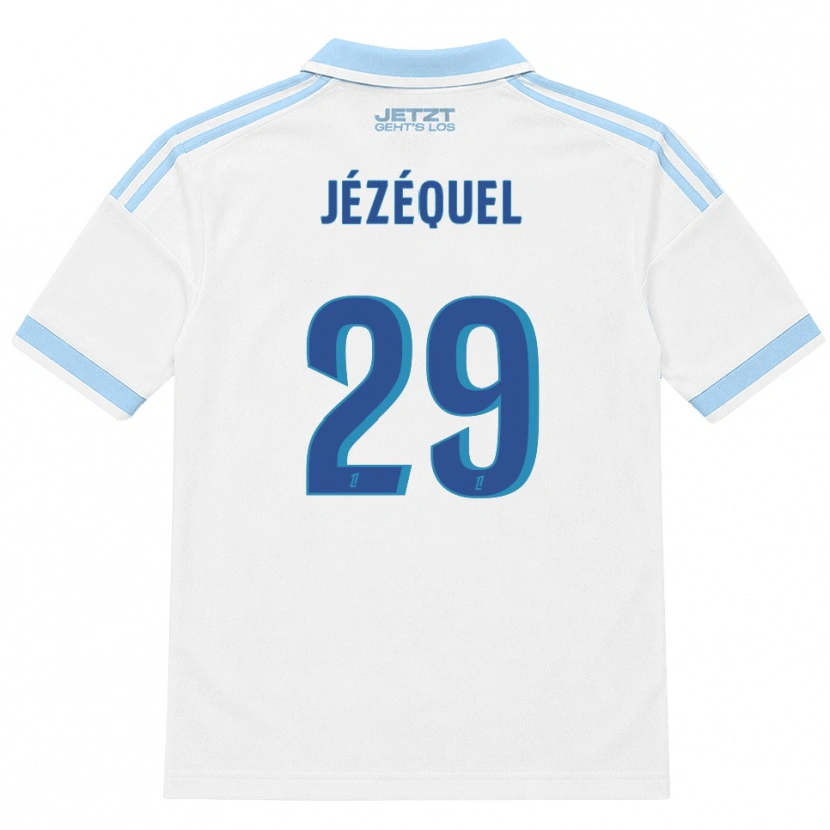 Danxen Damen Emmy Jézéquel #29 Hellblau Weiß Rot Auswärtstrikot Trikot 2026/27 T-Shirt Schweiz