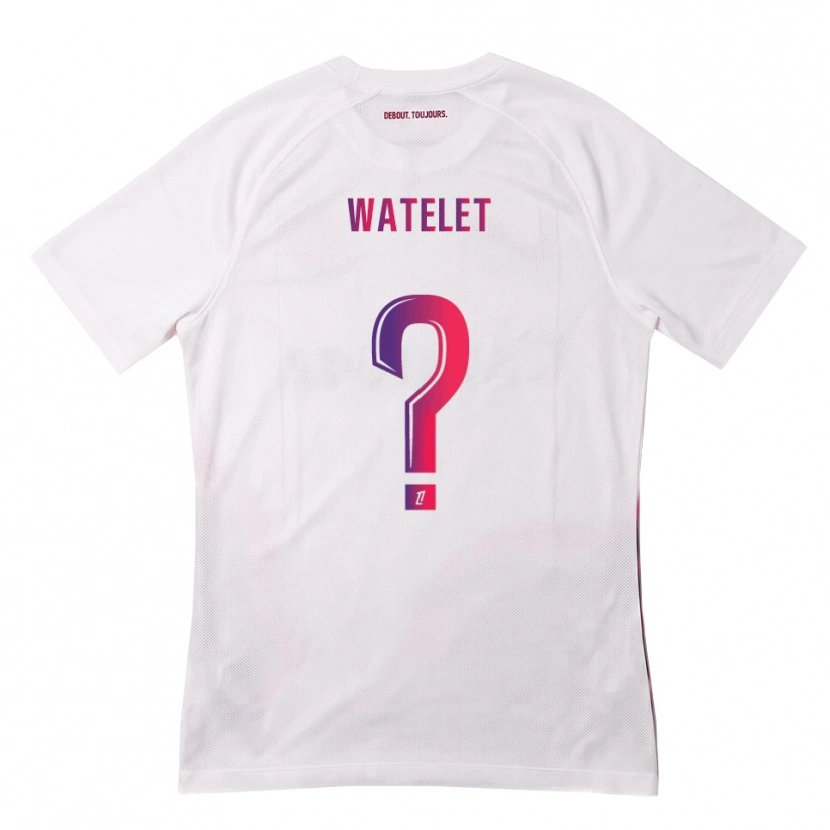 Danxen Damen Mathéo Watelet #0 Weiß Pink Lila Auswärtstrikot Trikot 2026/27 T-Shirt Schweiz