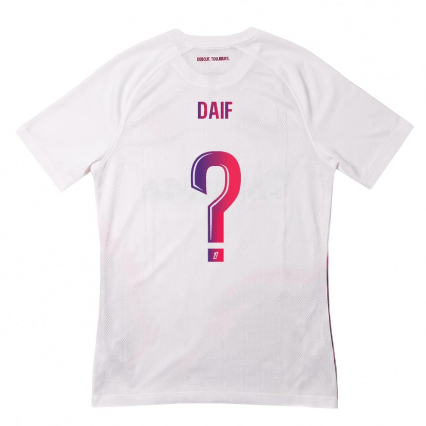 Danxen Damen Mouhamed Daif #0 Weiß Pink Lila Auswärtstrikot Trikot 2026/27 T-Shirt Schweiz